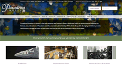 Desktop Screenshot of pasadenahistory.org